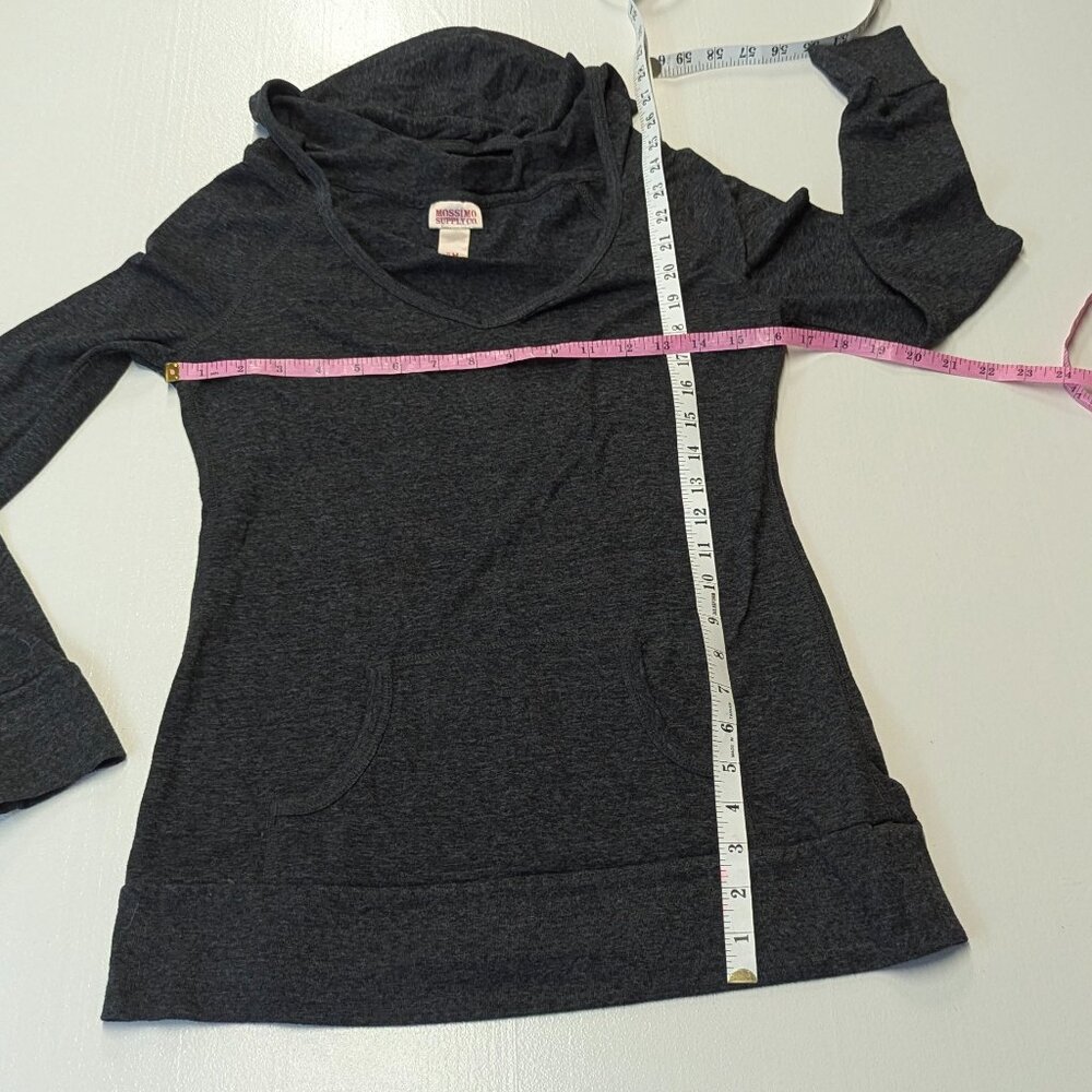 Mossimo Supply Co. Size Medium Dark Gray Thin Hoodie - Picture 5 of 7